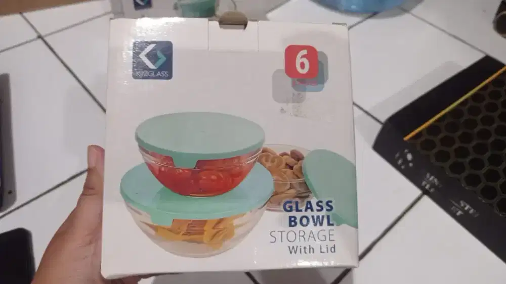 GLASS BOWL STORAGE 1 PCS.