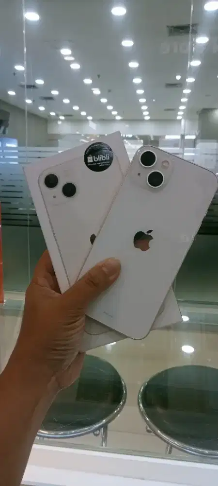 Hp second iphone 13 128gb putih ibox bh 100% fullset