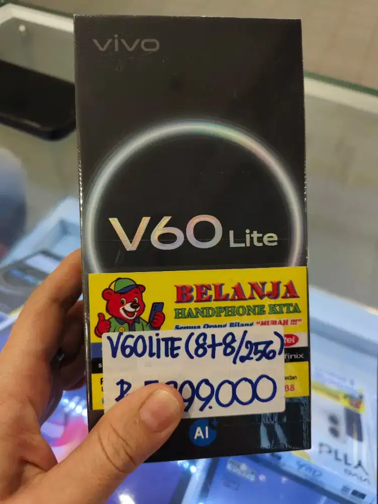 HP VIVO V60LITE ram 16(8+8) /256GB BARU, SEGEL, Grns RESMI 1Tahun