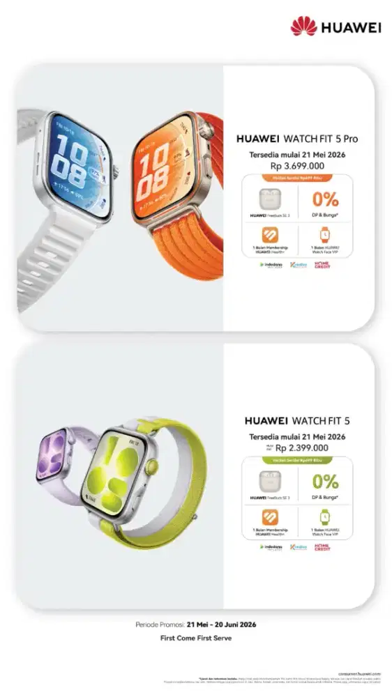 Huawei watch fit 5 series