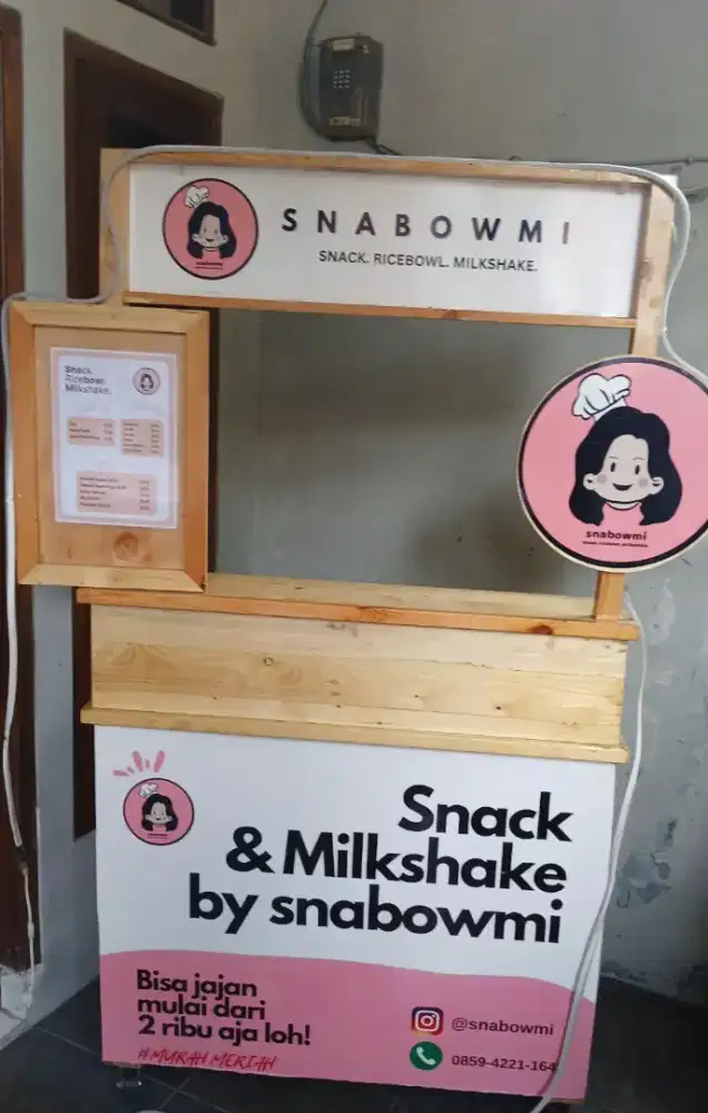 Booth Buat Jualan sekaligus peralatan