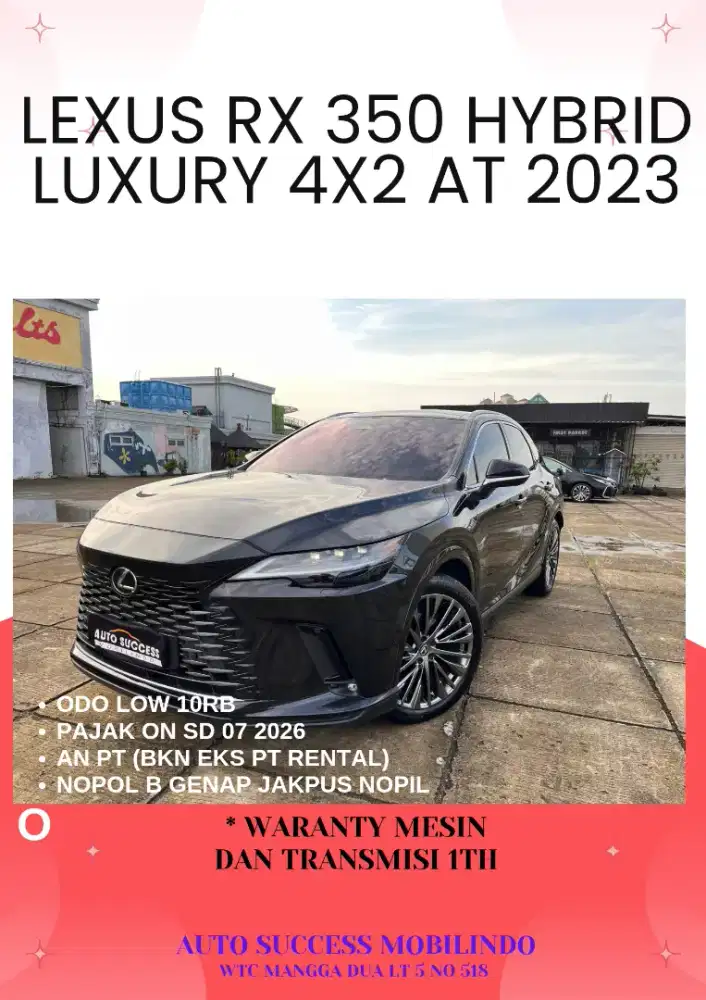 Lexus RX350 Hybrid Luxury 4x2 At 2023