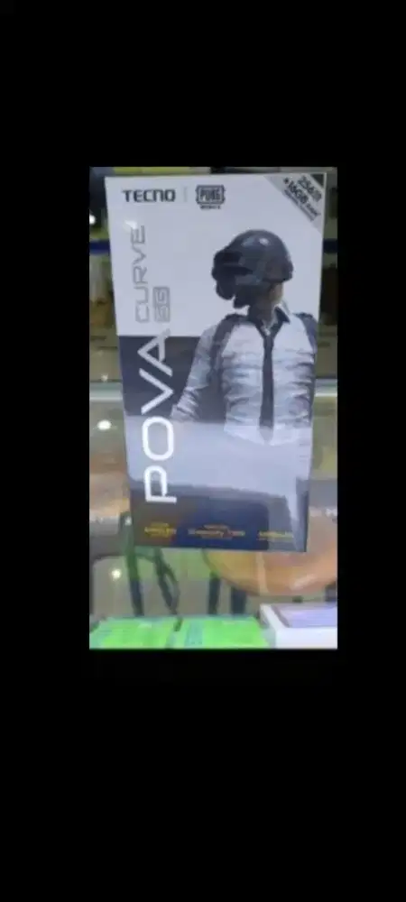 Tecno pova 5G curve 8/256 layar lengkung