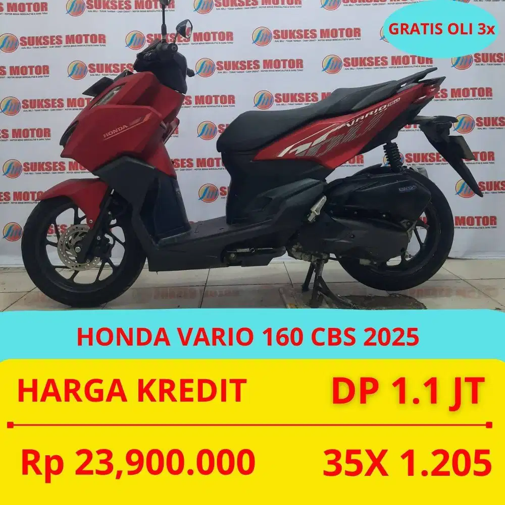 HONDA VARIO 160 CBS 2025 DP MURAH 1,1 JUTA GUYS