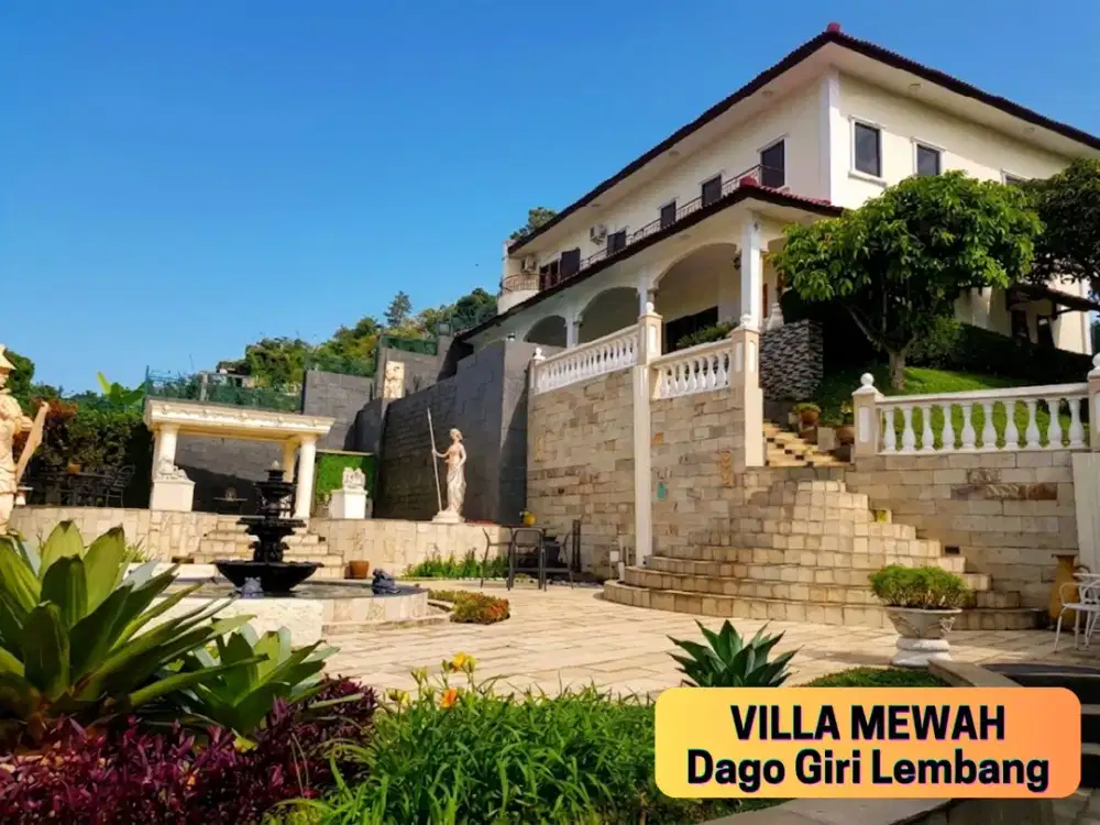 Dijual Villa Mewah View Kota Bandung di Dago Giri Lembang LT 1.000 m² | LB 497 m² | Kolam Renang | SHM
