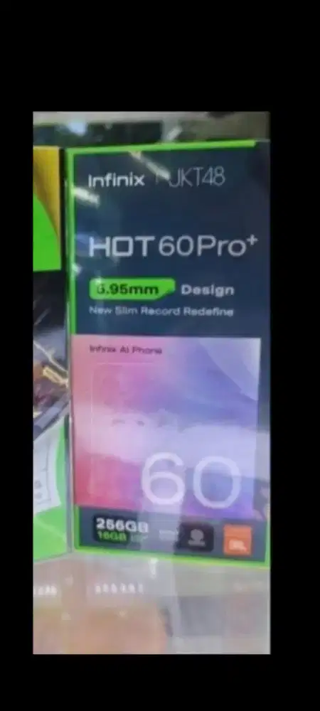 Infinix hot 60 pro plus 256gb ram 8gb dan8/128 layar lengkung