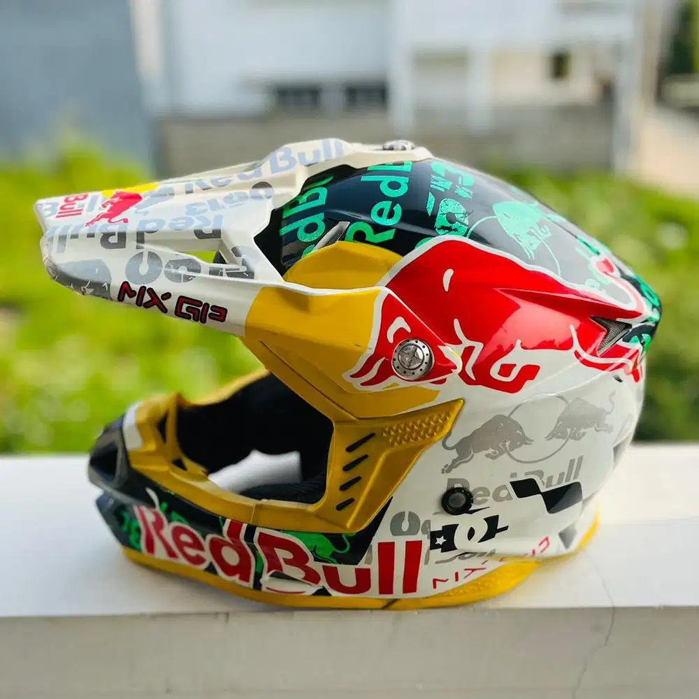 Helm Trail MX Cross Motorcross Redbull