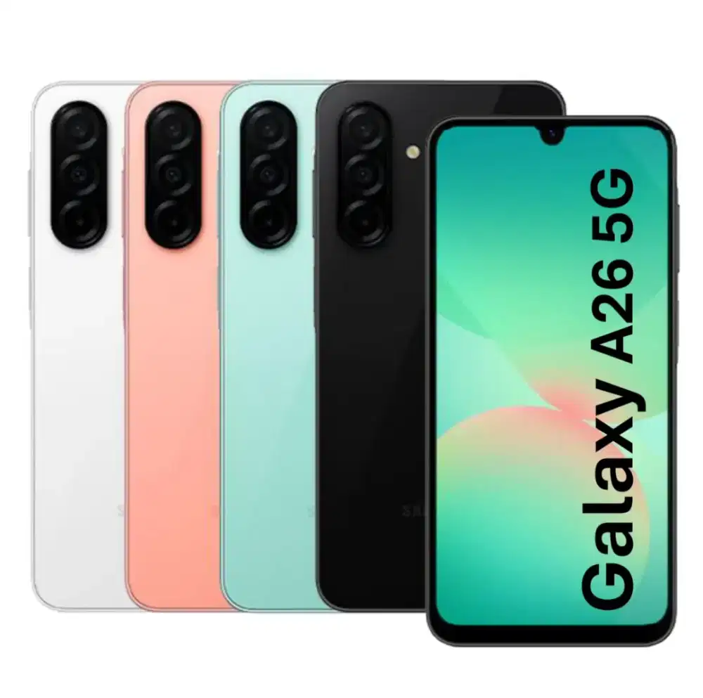 SAMSUNG A26 5G 8/256GB, GARANSI RESMI 1 TAHUN