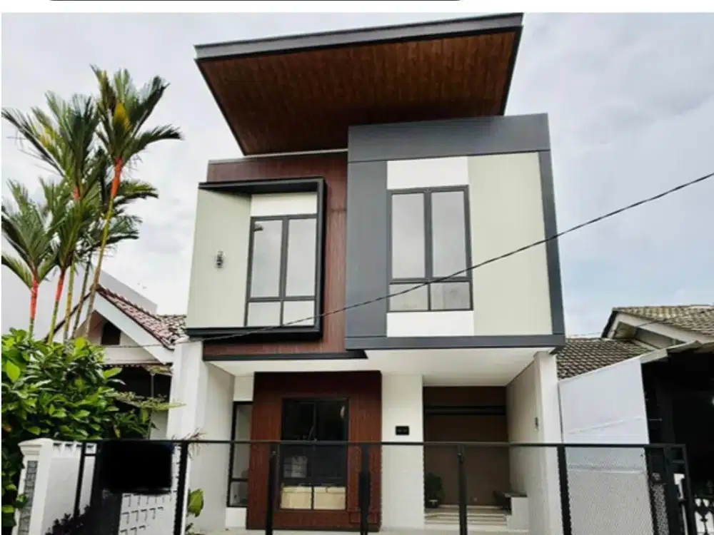 RUMAH MODERN CONTEMPORER 2 LANTAI DI NUSA LOKA BSD 'HRB193'