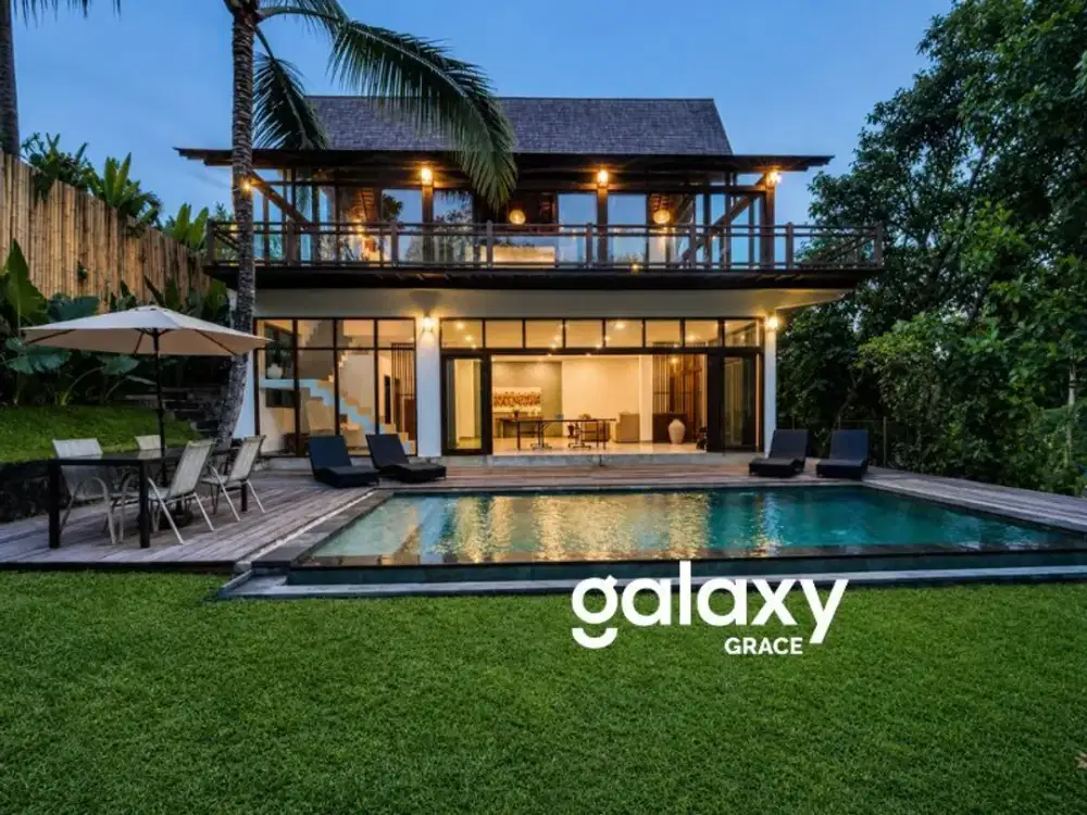 LEASEHOLD DAN SEWA NEW RIVERSIDE VILLA 4 KAMAR DI BUWIT - NYANYI BEACH TABANAN