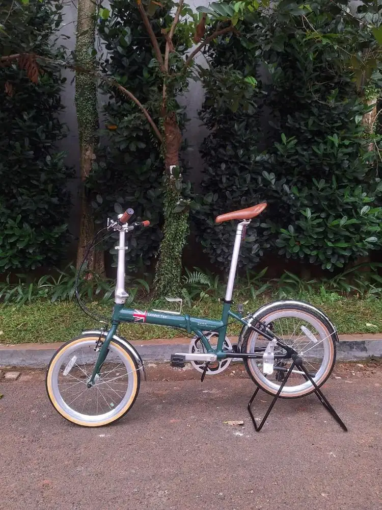 Sepeda Lipat London Taxi Alloy GREEN !!!