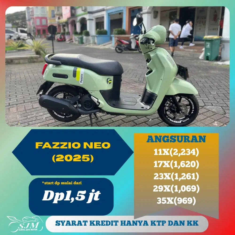 YAMAHA FAZZIO NEO 2025 CASH & KREDIT