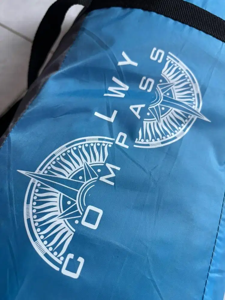 Tenda LWY compass 4p fiberglass baru sekali pakai