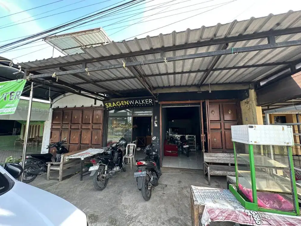 TEMPAT USAHA DAN RUMAH PINGGIR JALAN RAYA ( STRATEGIS )