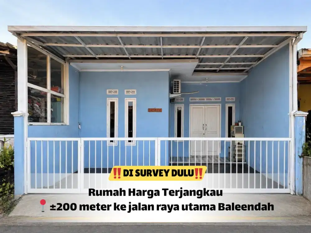 Cash Only! Rumah Nyaman Bojongmalaka Dekat Fasilitas Umum