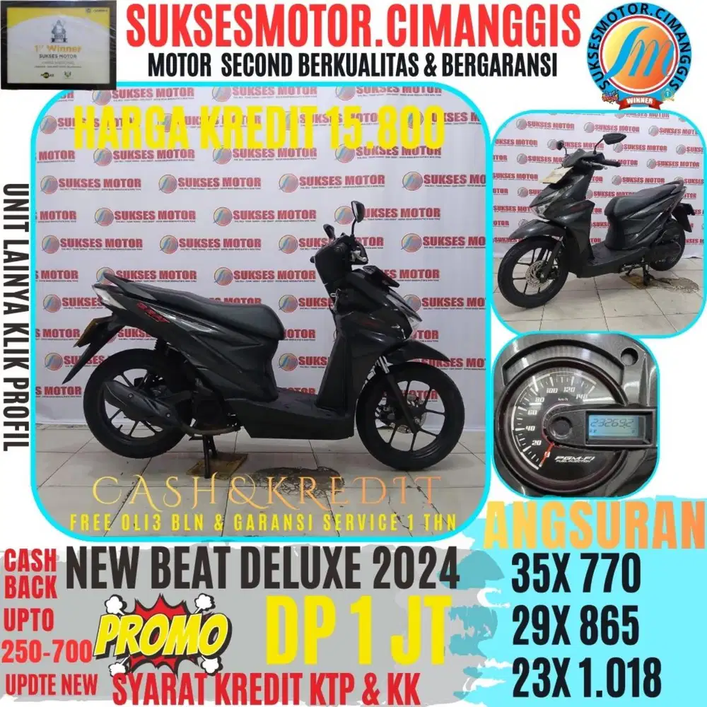 NEW BEAT DELUXE PROMOTERMURAH CASHBACK UPTO700RBU BERGARANSI SERVICE