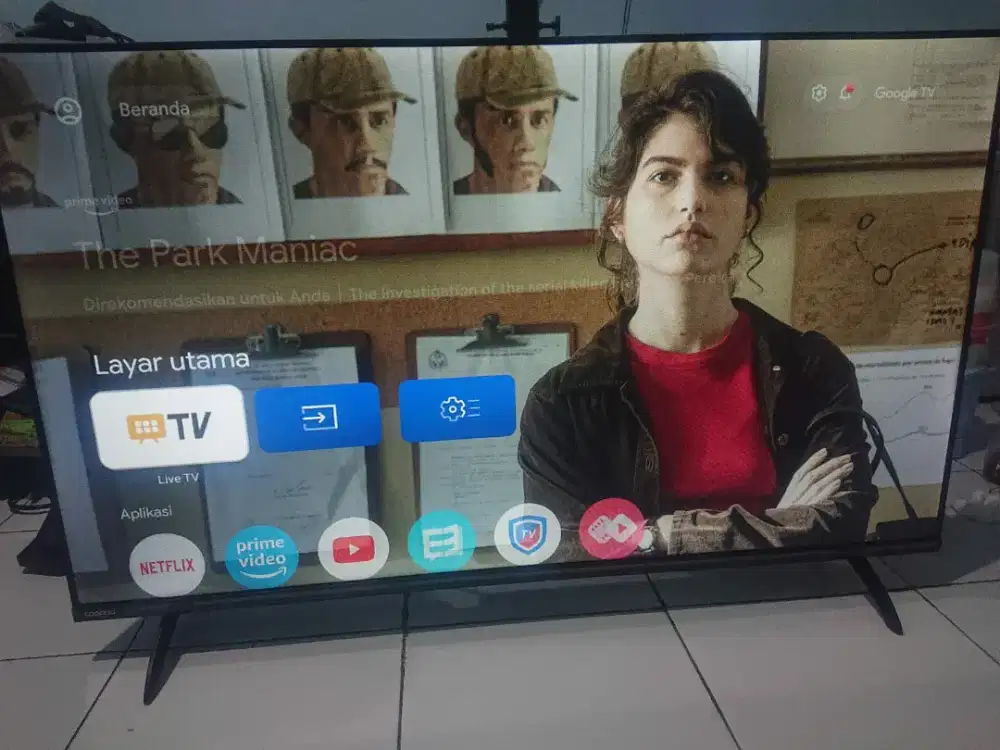 Tv geogle coocaa 43 inch android