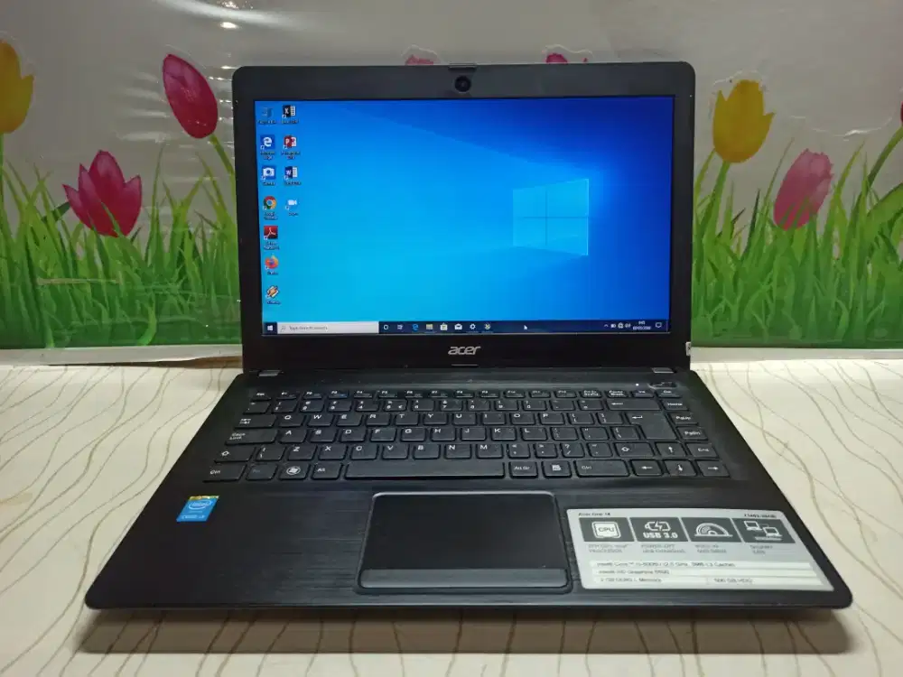 Laptop kuliahan /sekolah.. Acer One Z1402 Core i3 Gen5 /4GB /128 GB
