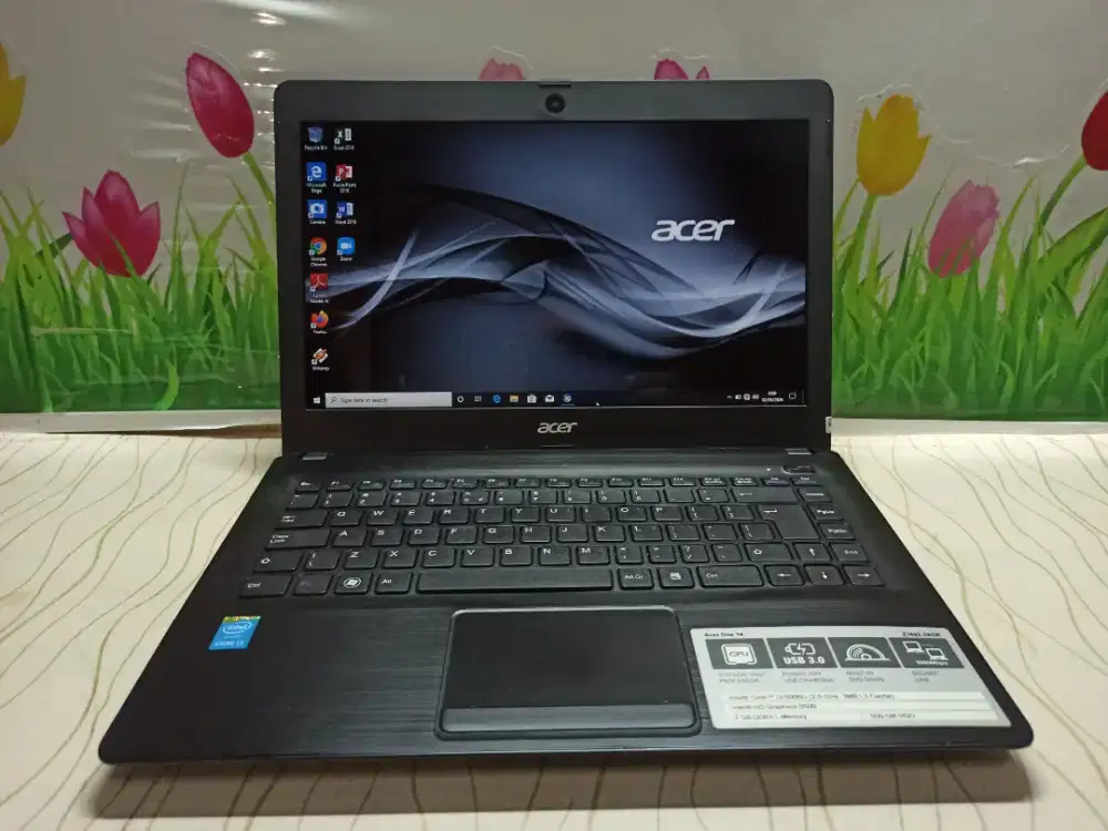 Laptop sekolah /karyawan.. Acer One Z1402 Core i3 Gen5 /4GB /128 GB