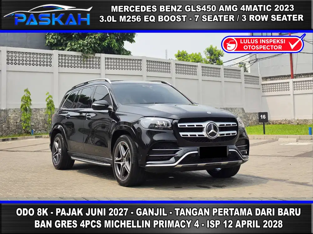 PAJAK=2027-JUNI Odo=8K BUNGA=4% GLS 450 AMG 4Matic 2023 GLS450 2023