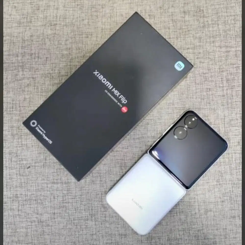 Xiaomi mix flip ram 12 / 256 inter fullset original cukai