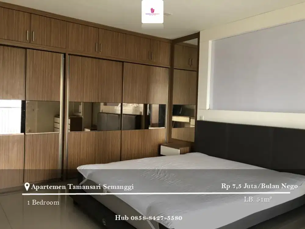 Disewakan Apartement Tamansari Semanggi 1BR Full Furnished