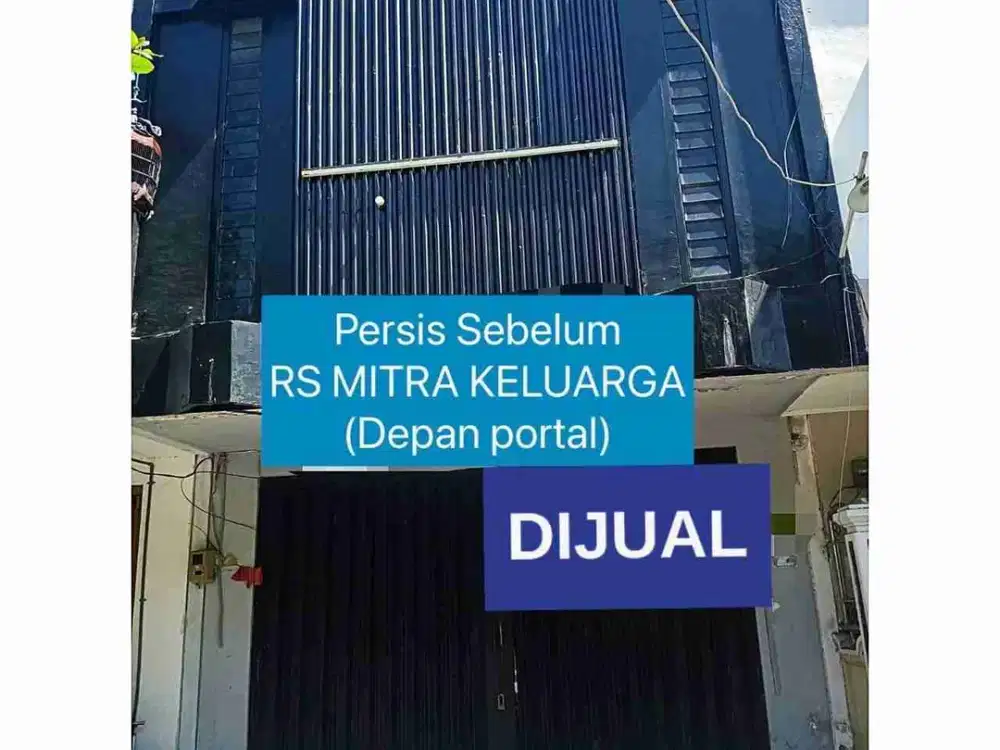 DIJUAL CEPAT RUKO 2 LANTAI RAYA KENJERAN
