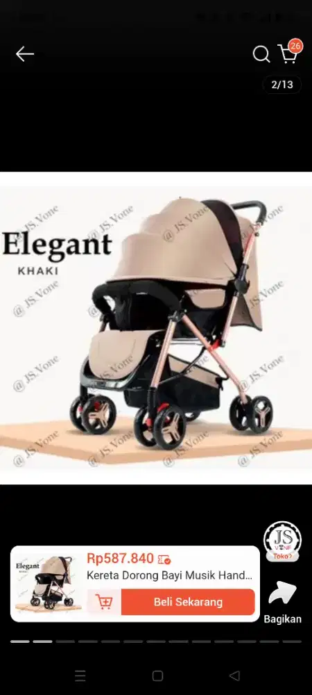 Jual Stroller bekas