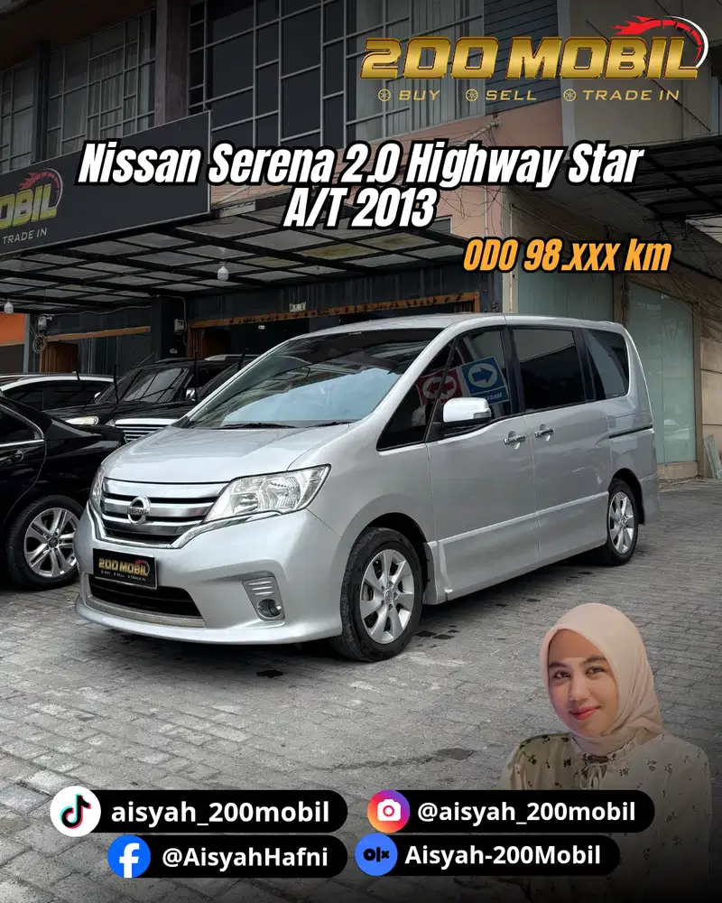 Nissan Serena 2.0 Highway Star A/T 2013 Bensin
