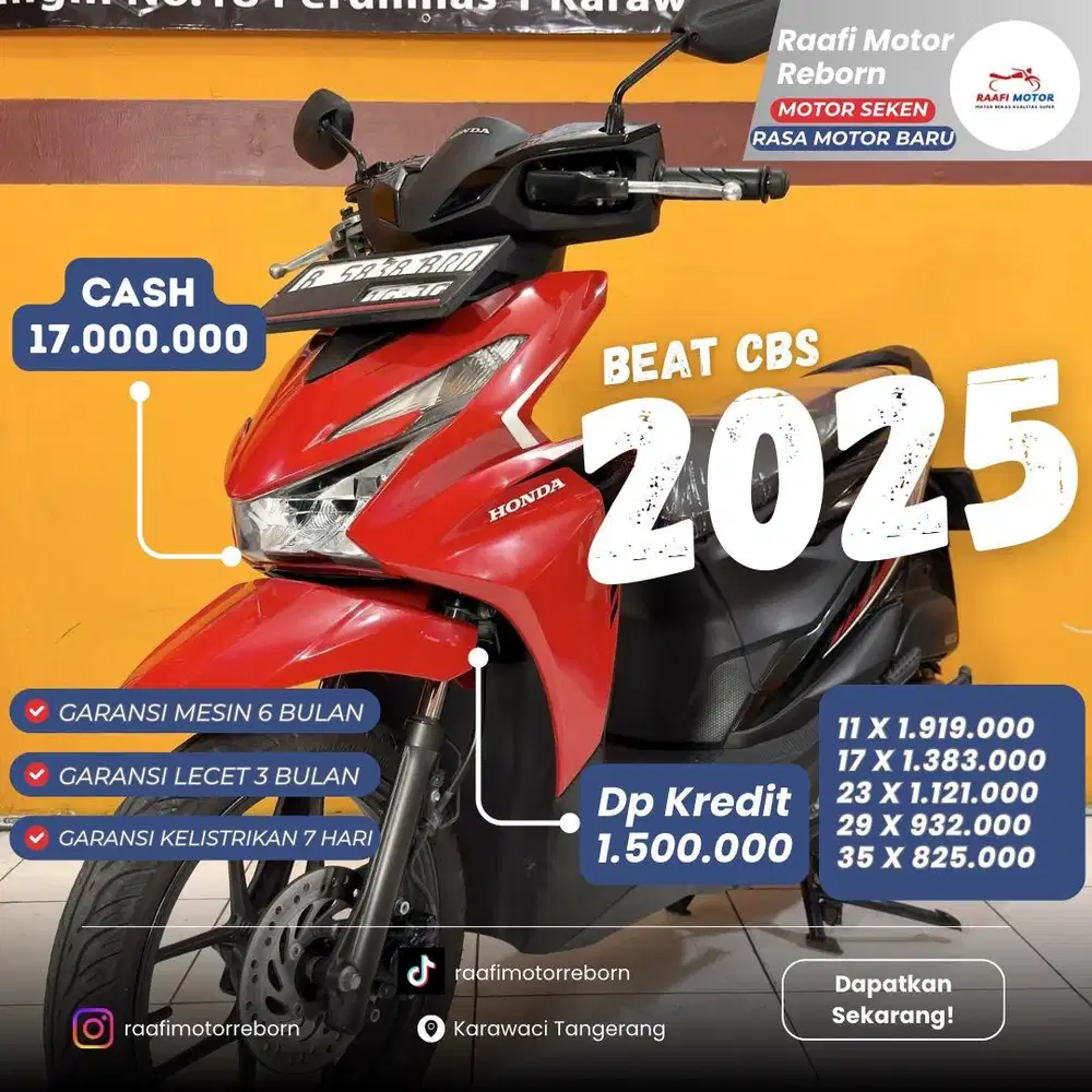 Beat Cbs 2025 [Garansi 6 Bulan{