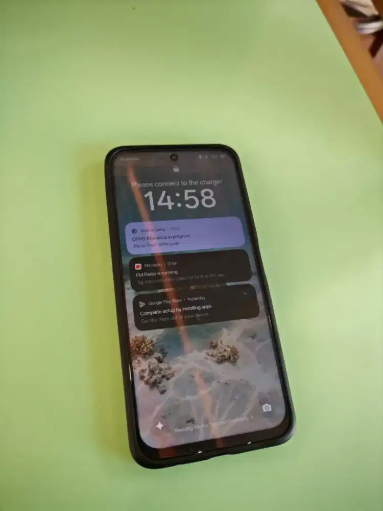 Oppo A6x black. Pembelian baru tgl 18.