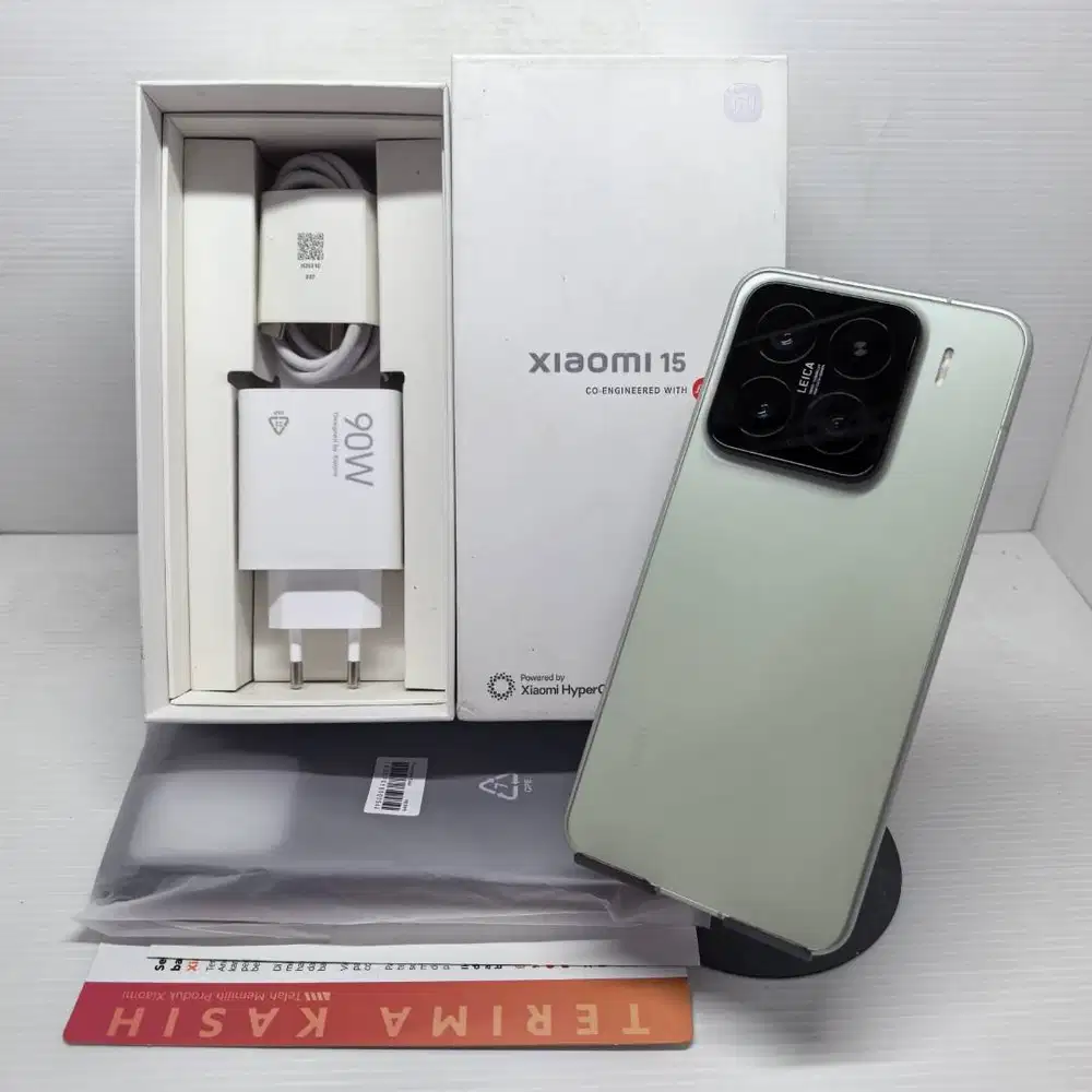 PERFECT LIKE NEW 99.% FULLSET  99% XIAOMI  15 5G 12/256 LEICA GREEN  N