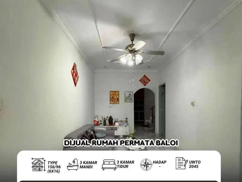 Dijual Rumah Permata Baloi Batam