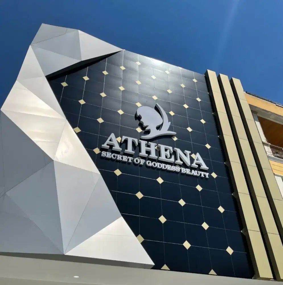 Panel ACP Fasad. ACP Facade. Curtain Wall Kaca. Outdoor Signage
