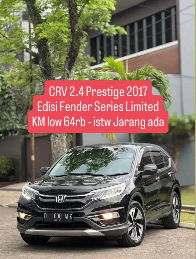 KM low 64rb - CRV 2.4 Prestige fender matic 2016 pk an 2017 murah