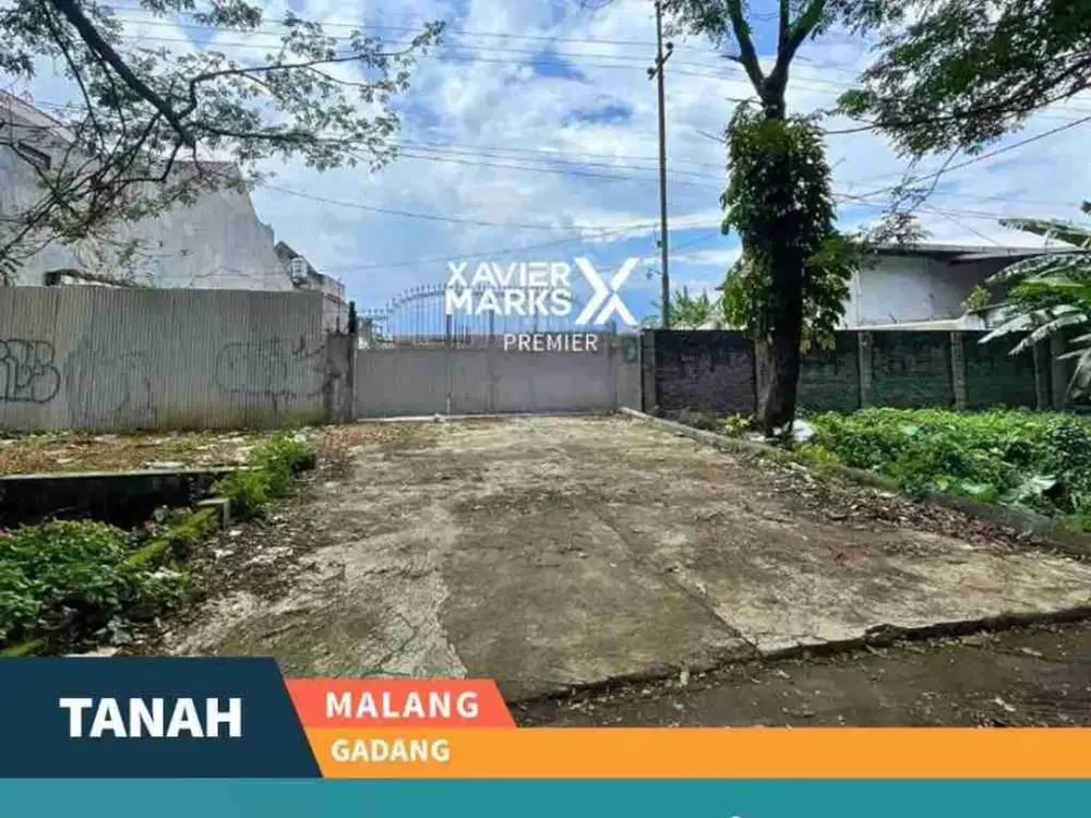 Dijual Tanah Sangat Strategis di Jalan Poros Raya Gadang Kota Malang