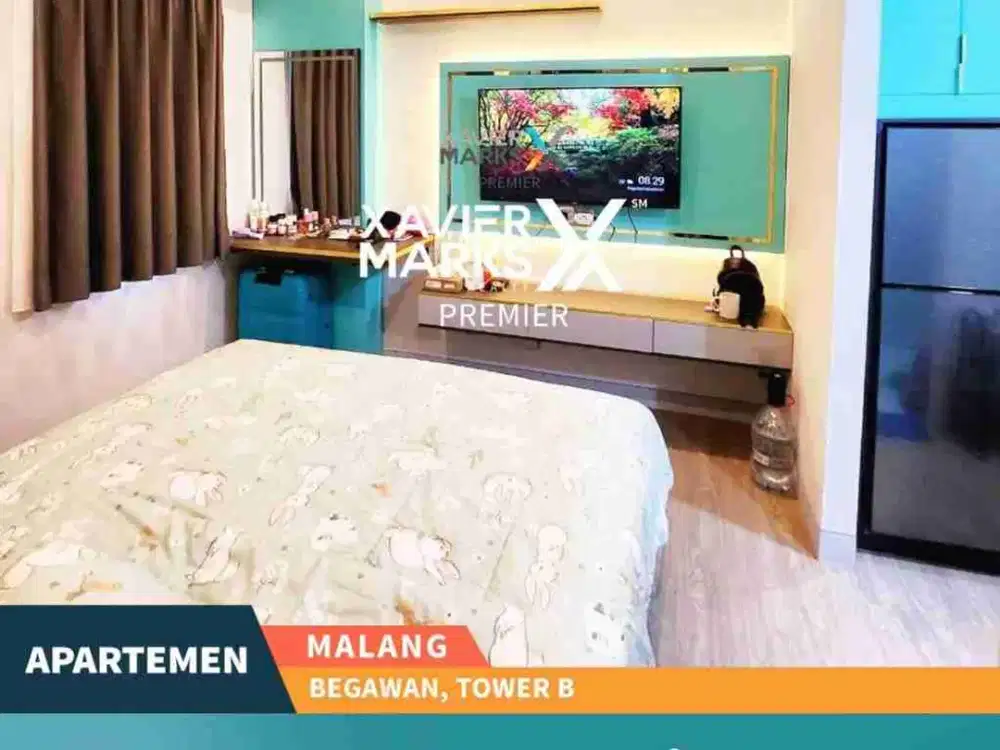 Dijual Bawah Harga Apartemen Begawan 1BR Lt.5 Full Furnish, Tlogomas Malang
