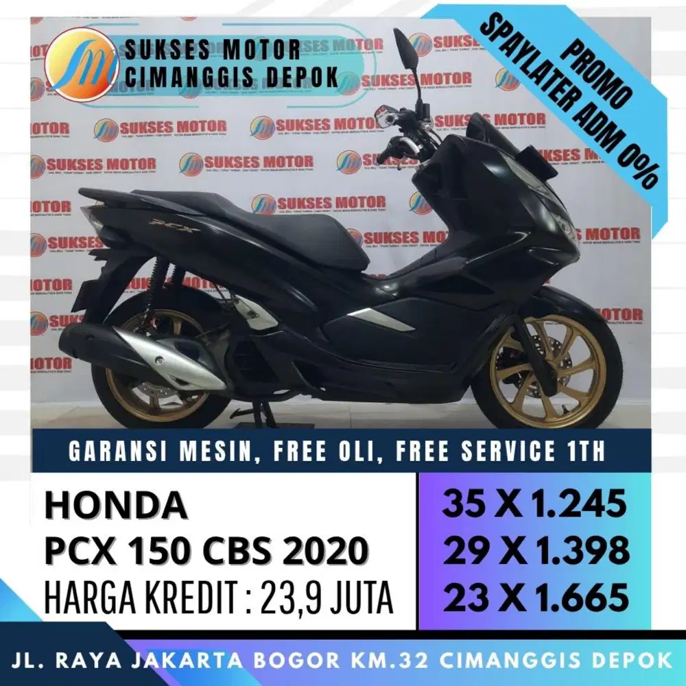 PCX 150 CBS 2020 CASH KREDIT KARTU KREDIT BISA [SUKSES MOTOR]