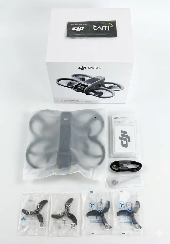 DJI Avata 2 Drone FPV (Unit Only + 1 Baterai) Baru Garansi Resmi TAM