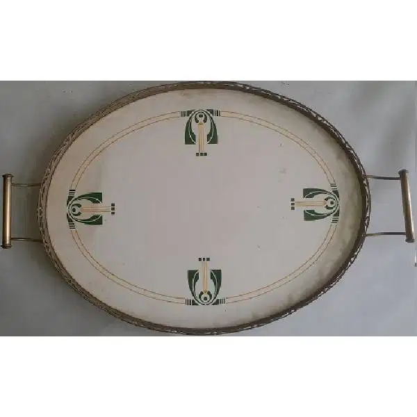 Original Antik - Art Nouveau nampan / baki dari DASCO porcelain