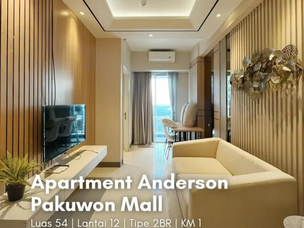 Apartemen Anderson, Pakuwon Mall MEWAH, SIAP HUNI, FULLY FURNISHED