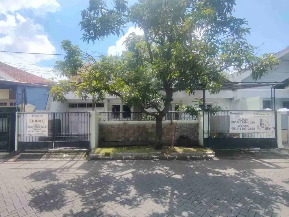 Dijual via lelang rumah di Wonorejo permai Selatan 8 blok cc544 Surabaya timur