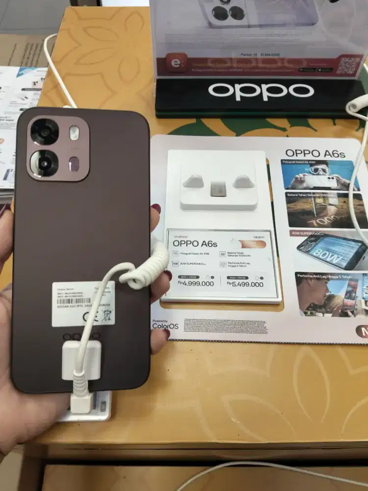 Oppo A6S bisa kredit promo bunga bisa 0%