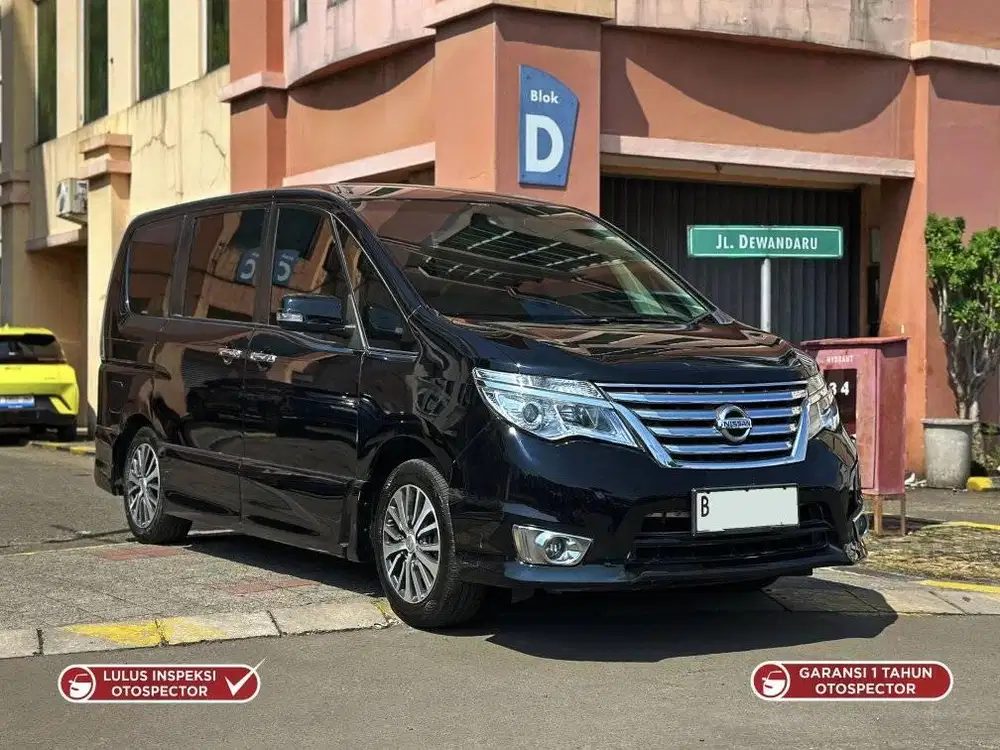 Jual Cepat Nissan Serena HWS 2.0 AT 2018 Hitam Km 75rb Service Record