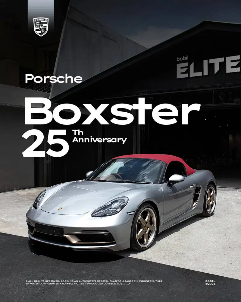 NIK 2022 Porsche 718 Boxster 25th Anniversary 1 of 1,250 Units
