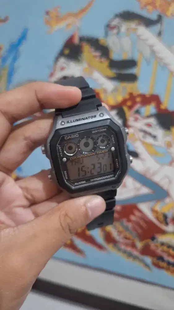Casio AE-1300WH black grey ORI