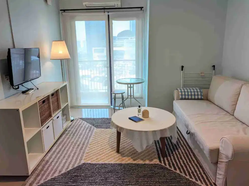 1 BR Elegant Disewakan Full Furnish Siap Huni Apartemen Tamansari Semanggi