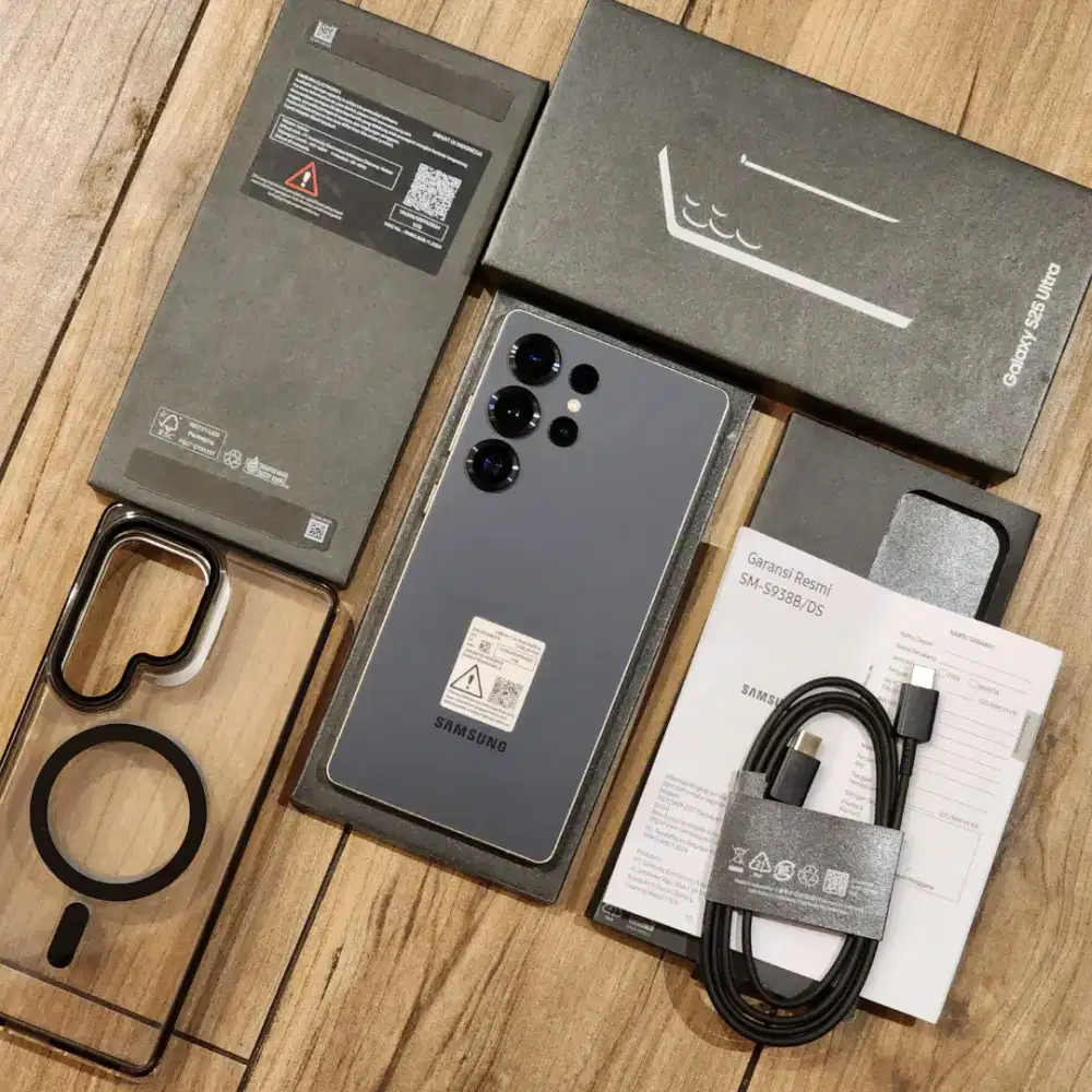 Samsung S25 Ultra 12/512GB Black EX Garansi Resmi SEIN