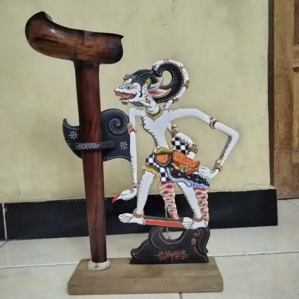 Jagrag keris Bahan Kayu Jati