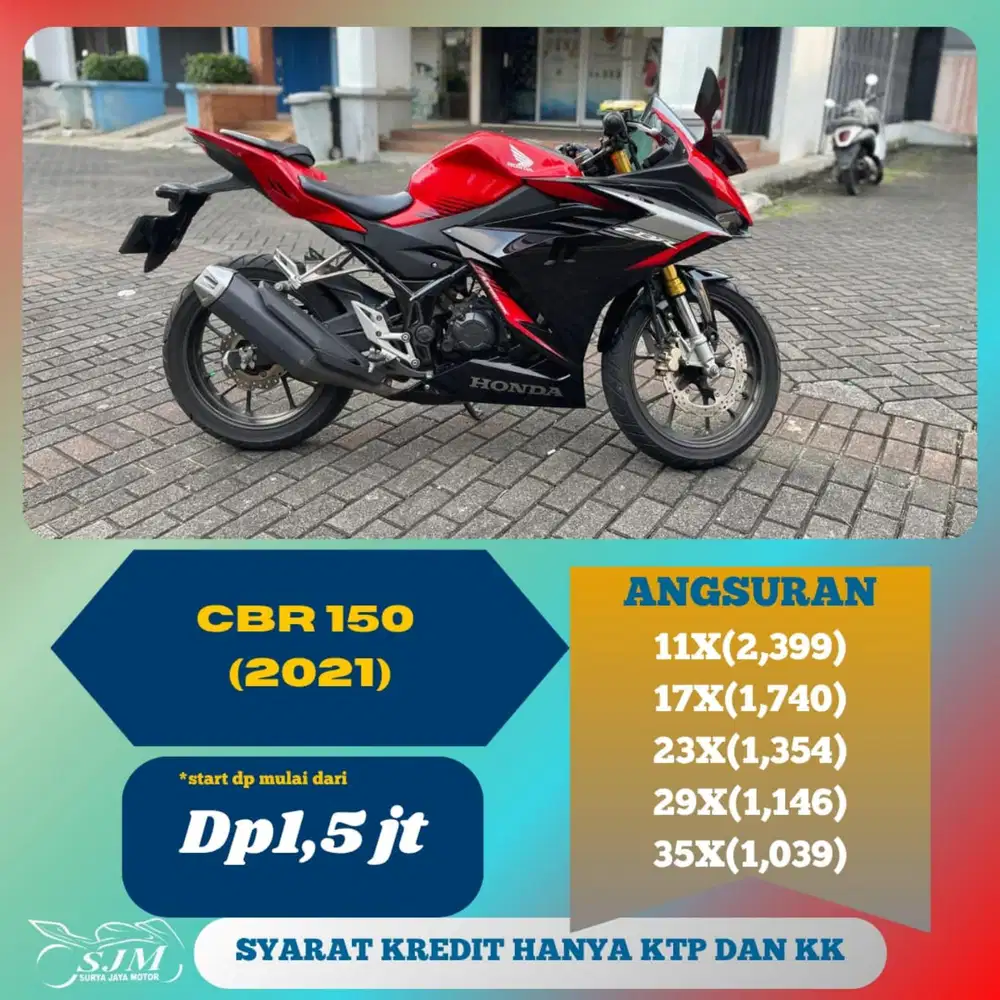 HONDA CBR 150 2021 CASH & KREDIT